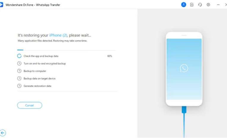 initiate whatsapp transfer
