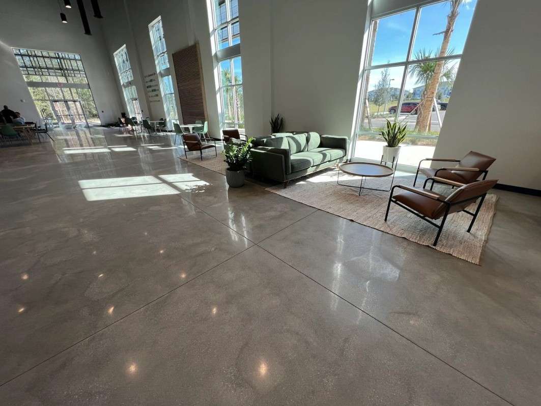 How Polished Concrete Floors Perform in High Traffic Areas