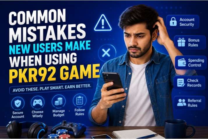 Common Mistakes New Users Make When Using PKR92 Game